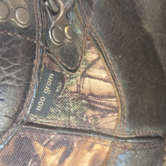 Ariat Men's Dark Brown Leather Boots - Picture 8 of 10